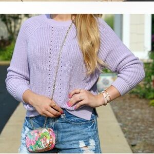 Lavender Knit Sweater